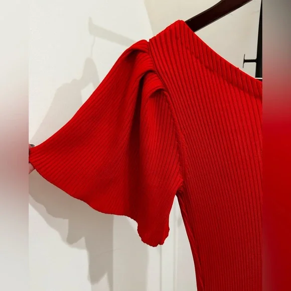 Carolina Herrera Red Gown - Picture 4 of 6